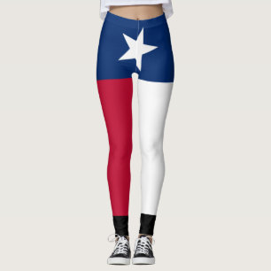 Texas flag leggings