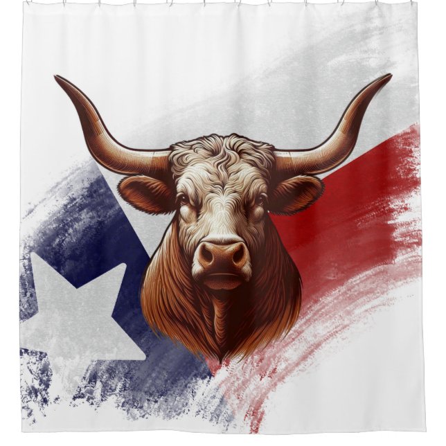 Texas flag & longhorn cow (Front)
