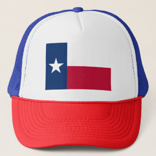 Texas Flag: Longhorns, The Texan Lone Star State Trucker Hat