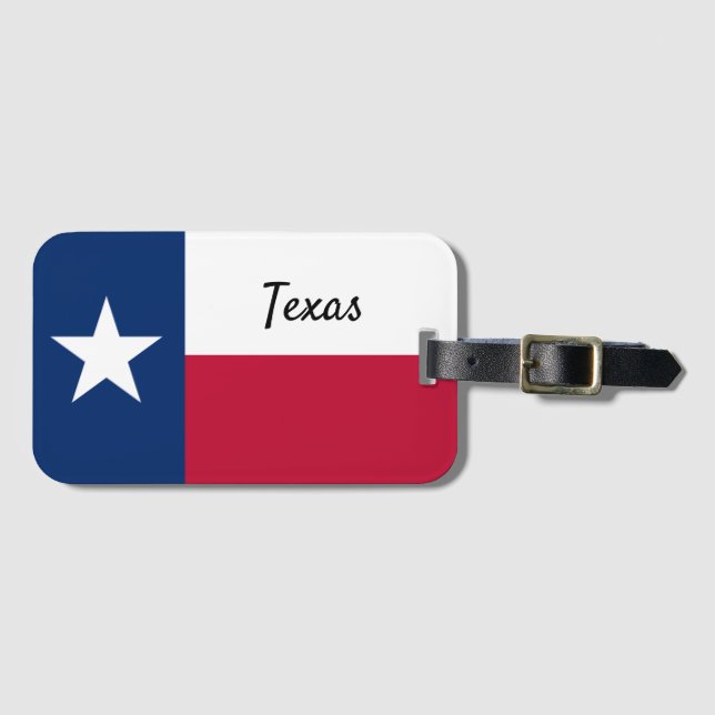 Texas flag  luggage tag (Front Horizontal)