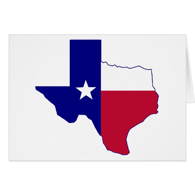 Texas Flag Map (Front Horizontal)