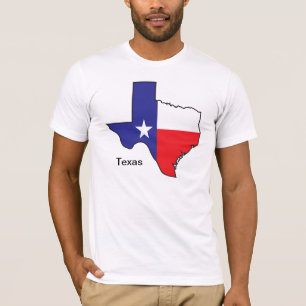 Texas Flag Map T-Shirt