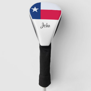 Texas Flag Monogram Golf Head Cover