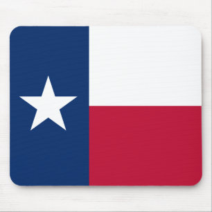 Texas flag mouse pad