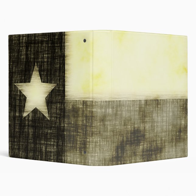 TEXAS FLAG OLD DRAWING BINDER (Background)