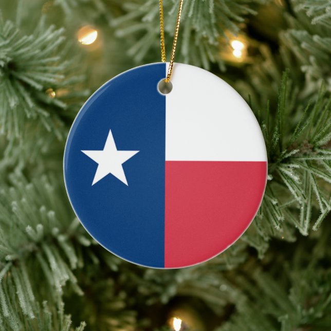 Texas Flag Ornament  (double sided) (Tree)