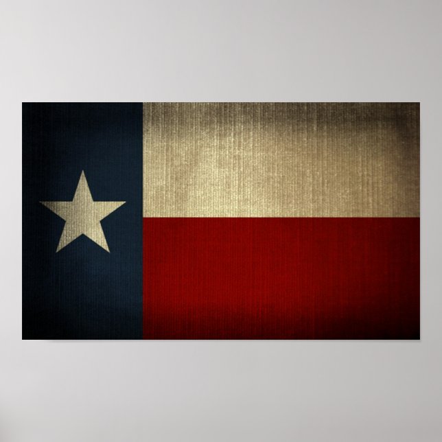 Texas Flag Poster (Front)