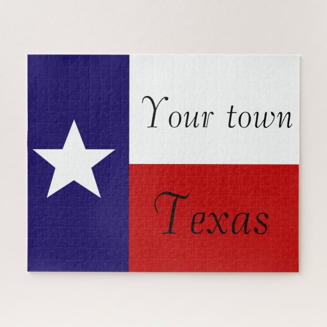 Texas flag Puzzle (Horizontal)