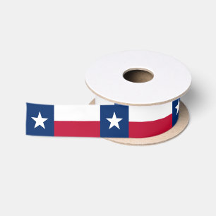 Texas Flag ribbon, USA, Texas fashion / sports Satin Ribbon