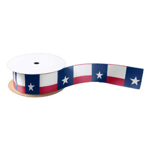 Texas Flag Satin Ribbon