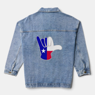 Texas flag Shaka Denim Jacket