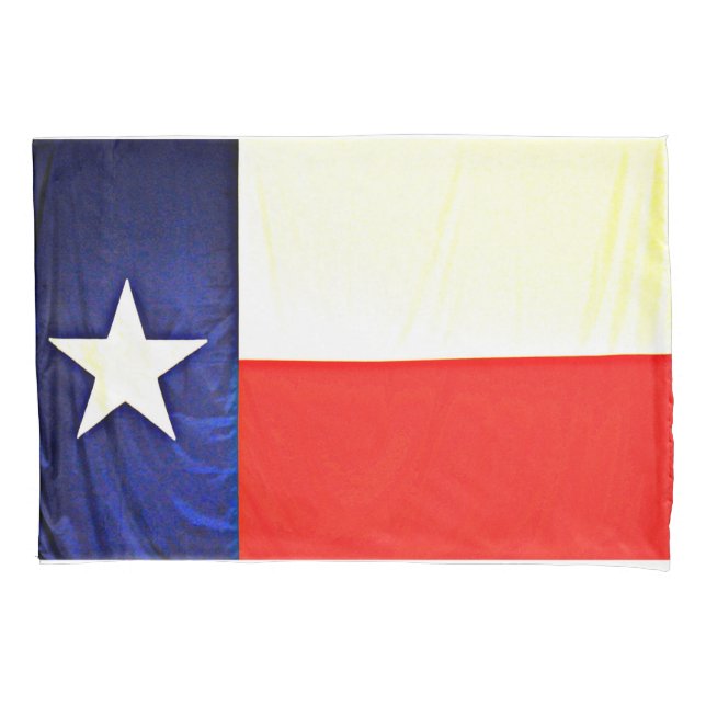 Texas Flag Standard Pillow Case (Front)