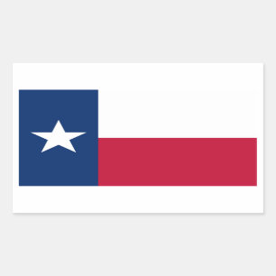 Texas flag sticker