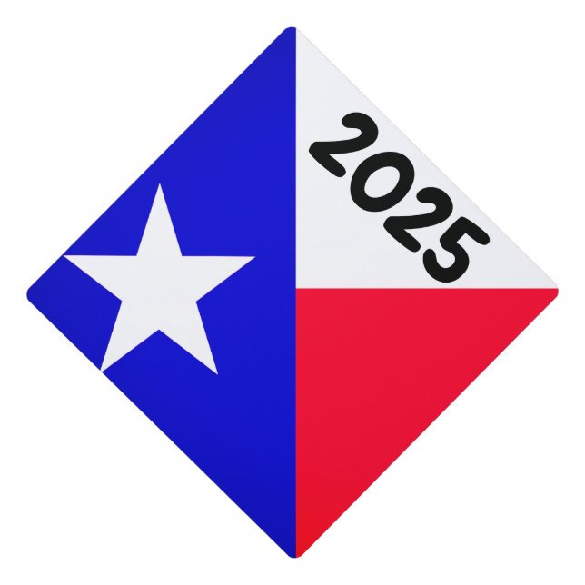 Texas Flag Tassel Topper (Front)
