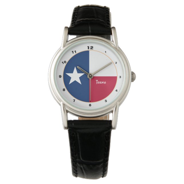 Texas Flag & Texas fashion USA /design watch (Front)