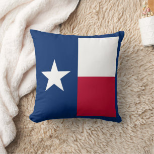 Texas flag throw pillow