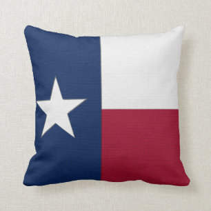 Texas Flag Throw Pillow