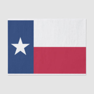 Texas Flag Tissue Paper
