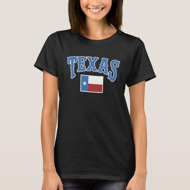 Texas Flag USA State Pride T-Shirt (Front)