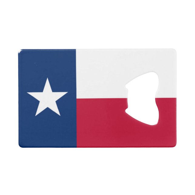 Texas flag wallet bottle opener (Front (Horizontal))
