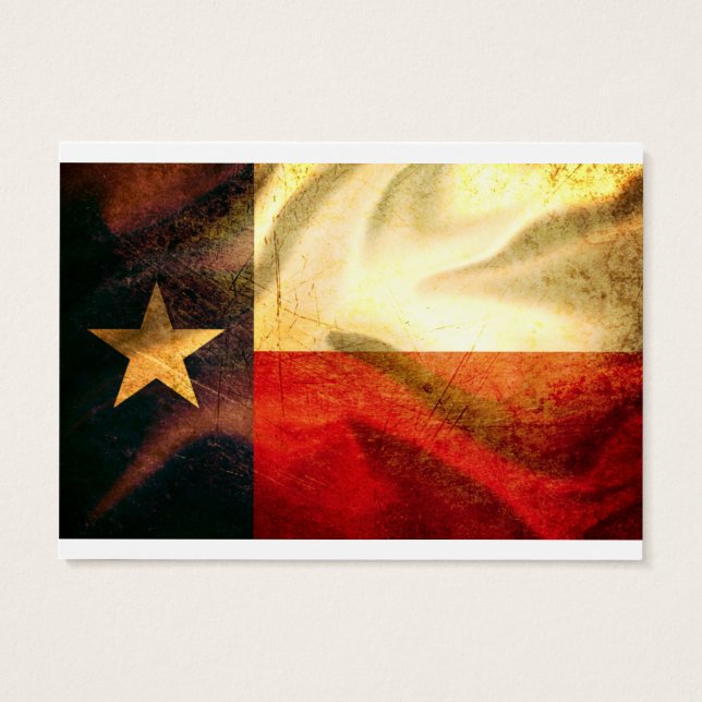 Texas Flag waving silk (Back)