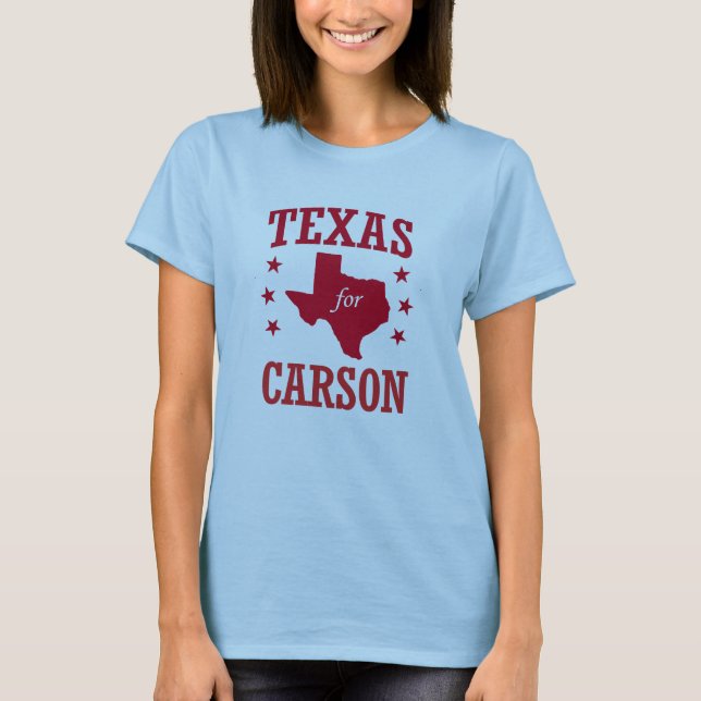 TEXAS FOR CARSON T-Shirt (Front)