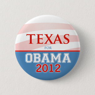 TEXAS for Obama 2012 2 Inch Round Button