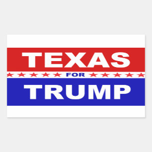 Texas For Trump Sticker