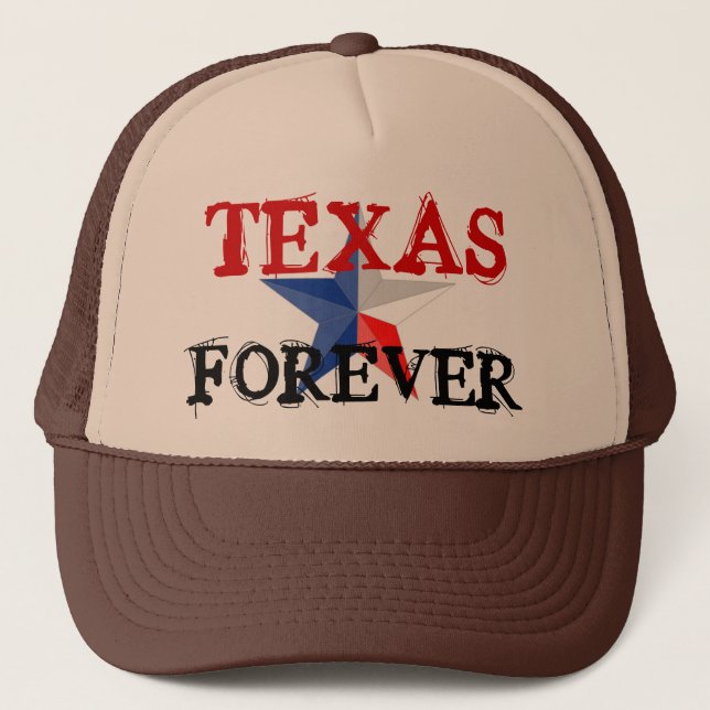 TEXAS FOREVER TRUCKER TRUCKER HAT (Front)