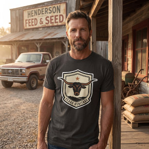 Texas Frontier Heritage Badge Tee