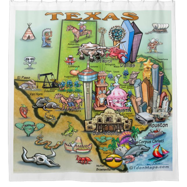 Texas Fun Map (Front)