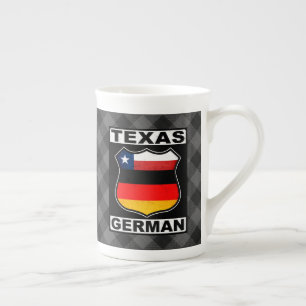 Texas German American  Bone China Mug