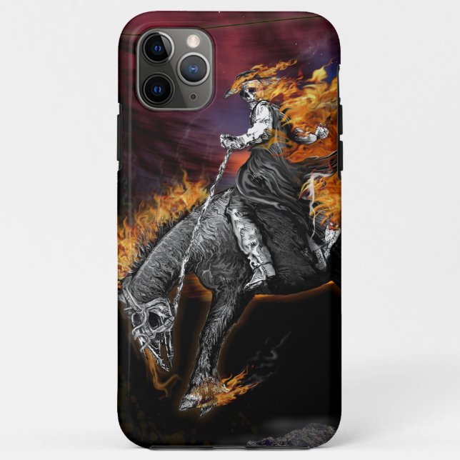 Texas Ghost Rider Case-Mate iPhone Case (Back)
