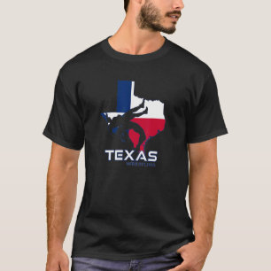 Texas Girls High School Wrestling Fan Wrestler Tx T-Shirt