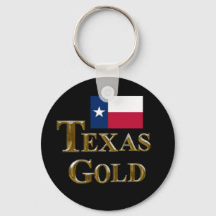 TEXAS GOLD KEYCHAIN