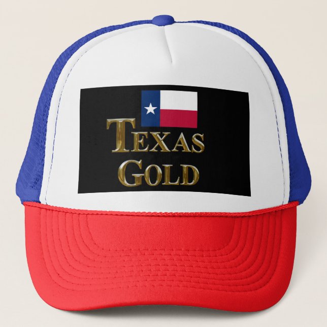 TEXAS GOLD TRUCKER HAT (Front)