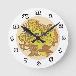 Texas grandpa clock