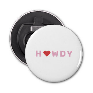 Texas H♥WDY Gift Bottle Opener