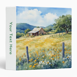 Texas Hill Country Binder