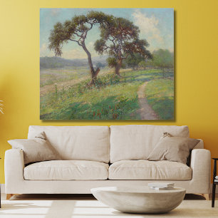 Texas Hill Country Landscape, Onderdonk Canvas Print
