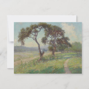 Texas Hill Country Landscape, Onderdonk Postcard