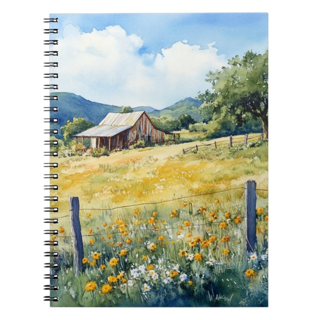 Texas Hill Country Notebook (Front)