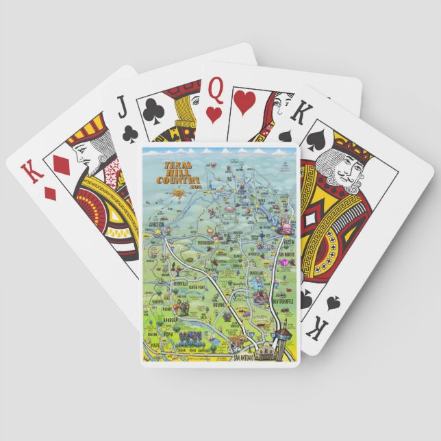 Texas Hill Country Playing Cards (Back)