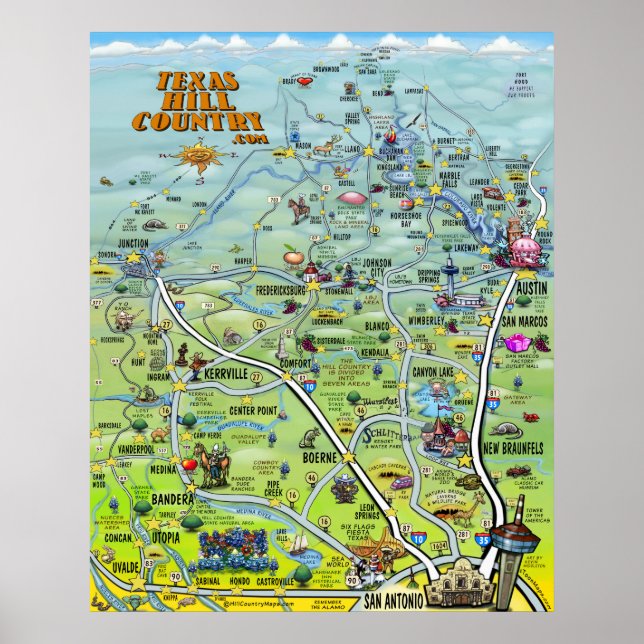 Texas Hill Country Poster 2014 version (Front)