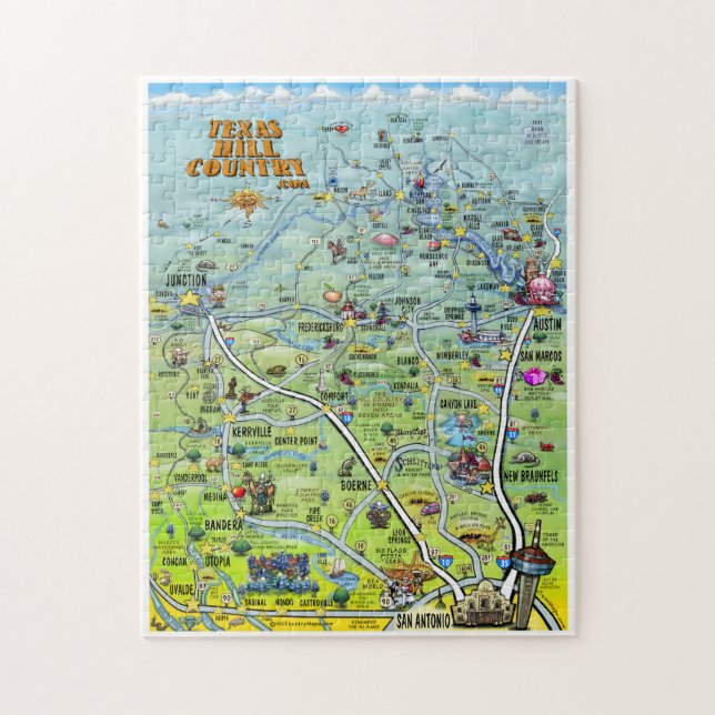 Texas Hill Country Puzzle (Vertical)