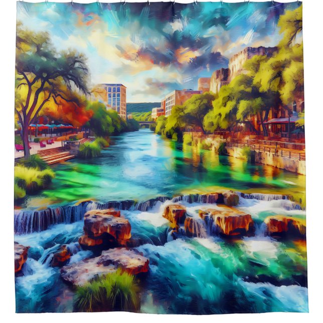 “Texas Hill Country: Tranquil River" (Front)