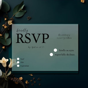 Texas Hill Country Wedding RSVP Card
