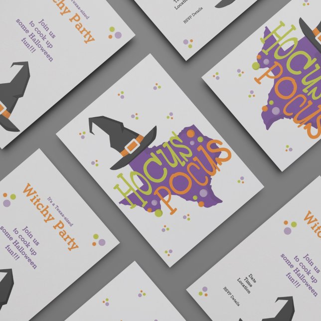 Texas Hocus Pocus Halloween Invitation (Creator Uploaded)