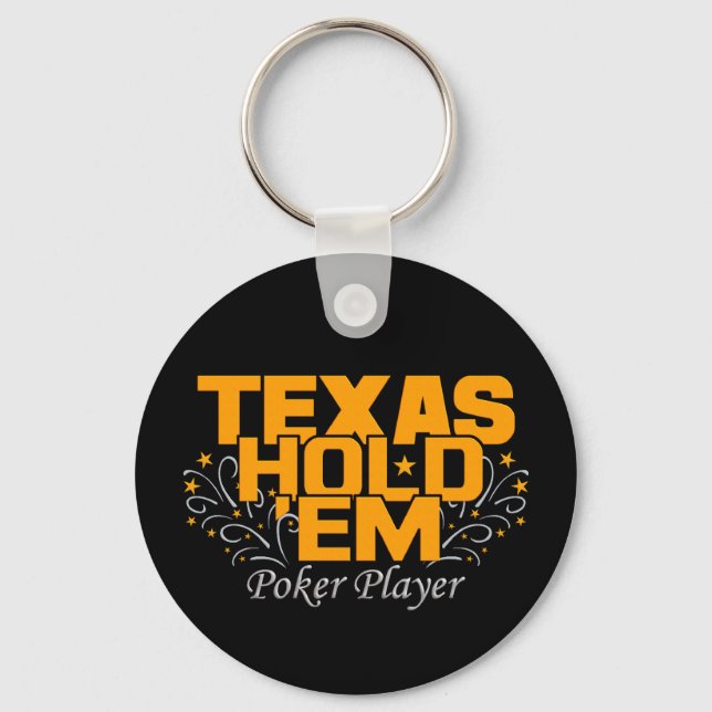 Texas Hold'Em Poker Keychain (Front)