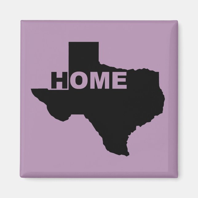 Texas Home Away From Home Fridge Magnets (Front)
